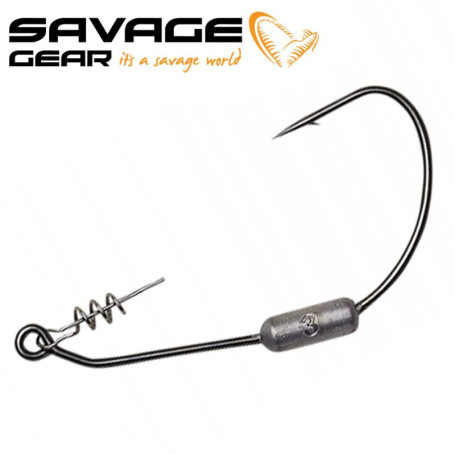 Savage Gear N6/0 3g Weedless Corkscrew Hooks Офсетна кука