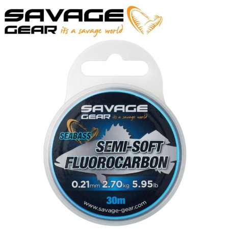 Savage Gear Semi Soft Fluorocarbon Seabass 30m Флуорокарбон
