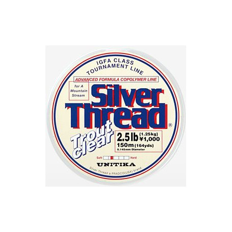 Unitika Silver Thread Trout Clear 150m Монофилно влакно