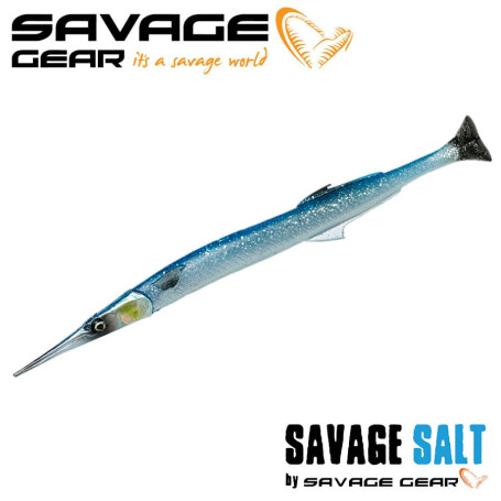 Savage Gear 3D Line Thru Needlefish Pulsetail 2+1 30cm 66g Силиконова примамка