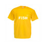 Тениска FISH мъжка, жълта