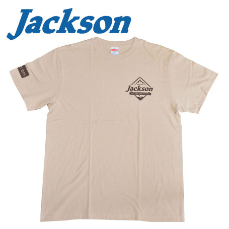 Jackson T-Shirt Simple Logo Tee Light Beige Тениска