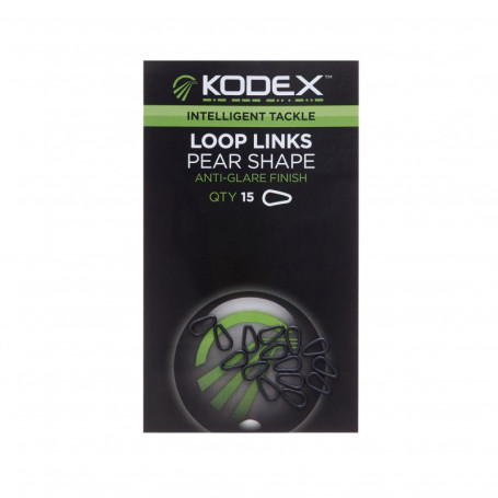Халки за монтажи Kodex Loop Link Pear Shape - 15 бр в пакет