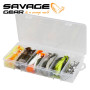 Savage Gear Cannibal Shad Kit 10 - 12.5cm Mixed Colors 36pcs Комплект силиконови примамки