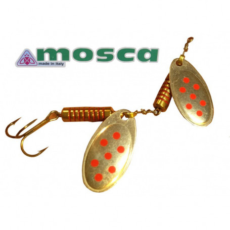 MOSCA TANDEM NICKEL WITH RED DOTS NO 4 AND NO 5