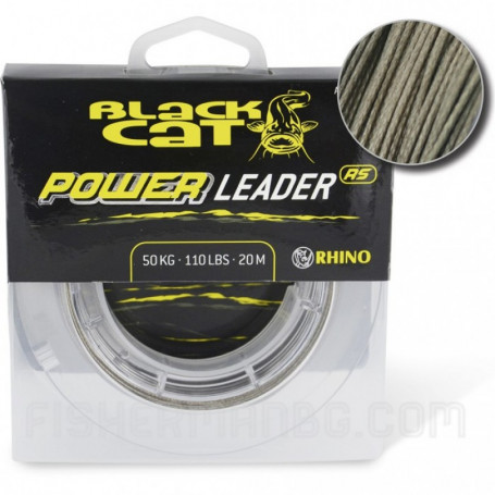 Плетено Влакно за Поводи Black Cat Power Leader 20м