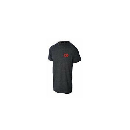 Тениска DAIWA T-SHIRT D-VEC ТЪМНО СИВА с червено лого