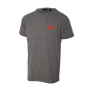 Тениска DAIWA T-SHIRT D-VEC СВЕТЛО СИВА с червено лого