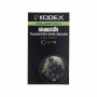 KODEX Graviton Super-Heavy Tungsten Sink Beads: Weed Green 12 бр. в опаковка