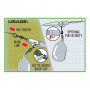Клипсове за оловата - комплект 5 бр/опаковка KODEX Total Lead Clip - Mud Brown