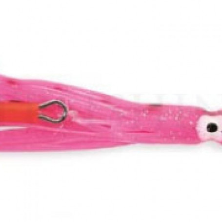Вързан такъм за тролинг с готов монтаж - Lineaeffe Octopus Rigs - розов, 7cm