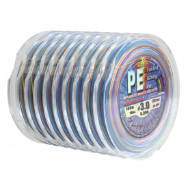 Плетено влакно PE Braid Multicolour - 100 m