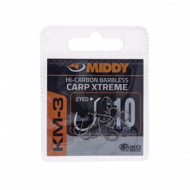 Куки - MIDDY KM-3 Carp Xtreme Eyed Hooks