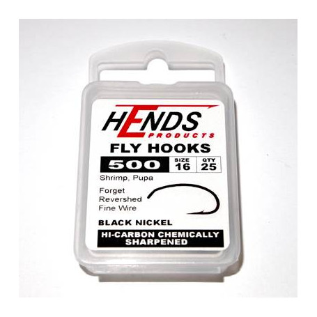 Hends Shrimp Fly Hooks 500 BL N16