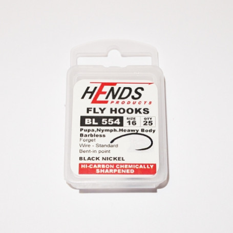 Hends Pupa Hooks 554 BL N16