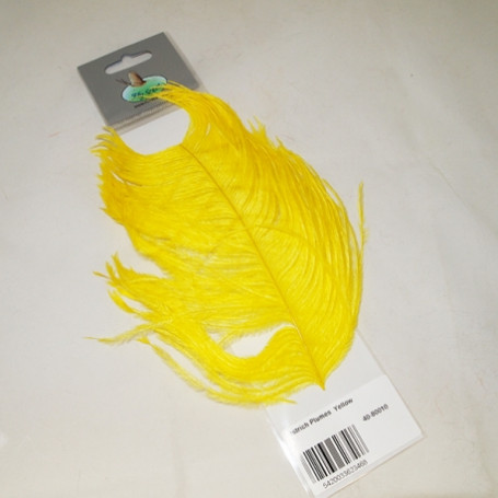Fly Scene Ostrich Plumes / Yellow