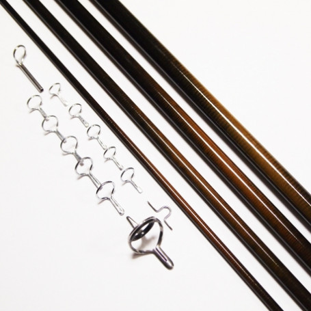 NEXTackle SL Nymph 12ft 3wt 5pc Fly Rod Blank + Pac Bay Single Foot Guide Set