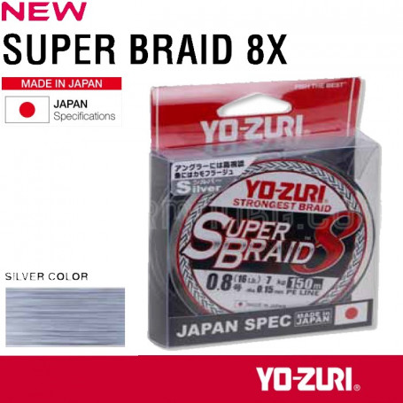 Плетено влакно Super Braid x8 150м YO-ZURI