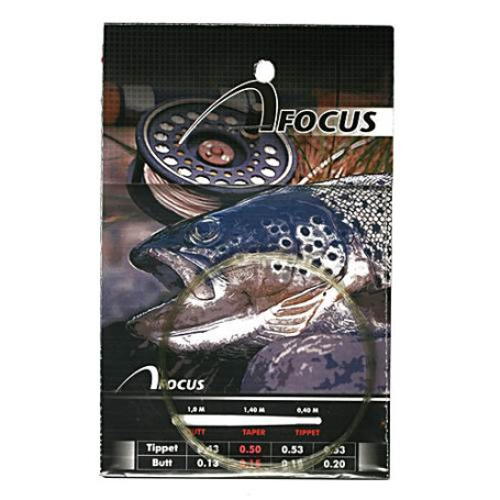 Focus Tapered Leader 3X / 0.20mm