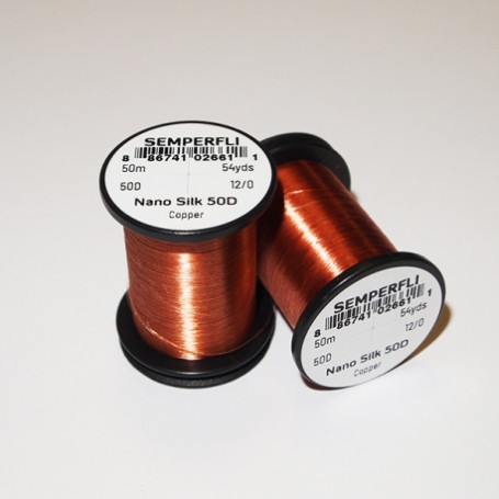 Semperfli Nano Silk 50D 12/0 Thread / Cooper