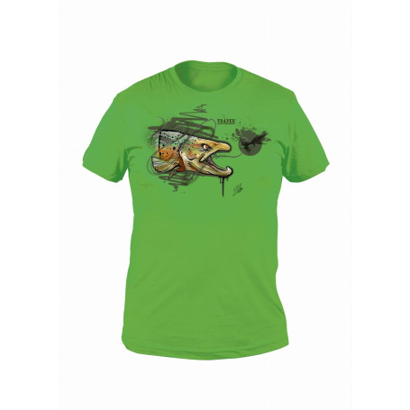 Тениска Traper T-Shirt Trout Kiwi