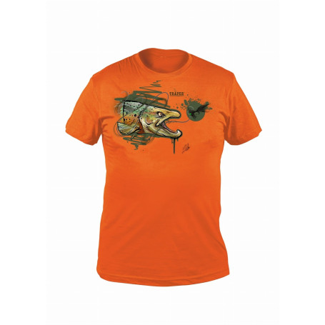 Тениска Traper T-Shirt Trout Orange