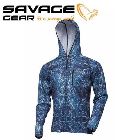 Savage Gear Salt UV Hoodie UV блуза