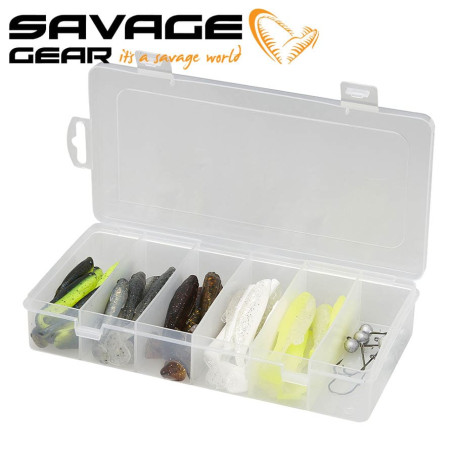 Savage Gear Fat Minnow T-Tail Kit 7.5 - 9 - 10.5cm Mixed Colors 36pcs Комплект силиконови примамки